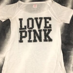 Victoria’s Secret PINK White T-shirt